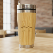 Personalised Bamboo Coffee Cup