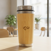 Personalised Bamboo Coffee Cup