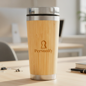 Personalised Corporate Bamboo Coffee Cup (450 ml)