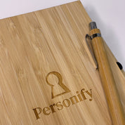 Bamboo Corporate Notebook & Pen Set