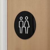 Acrylic Bathroom Sign
