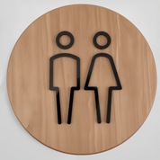Acrylic Bathroom Sign