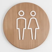 Acrylic Bathroom Sign