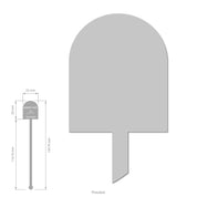 Birthday Arch Drink Stirrers- clear template