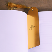 Engraved Bookmark Gift for Book Lovers - Personalised Name or Message