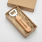 Corporate Branded Wooden Bottle Opener with Logo