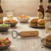 Engraved Wooden Bottle Opener for Dad