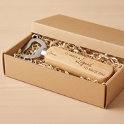 Engraved Wooden Bottle Opener for Dad