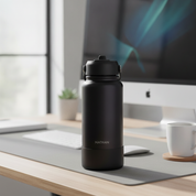 Engraved Stainless Steel Drink Bottle with Detachable Silicone Base (950ml)