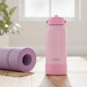Engraved Stainless Steel Drink Bottle with Detachable Silicone Base (950ml)