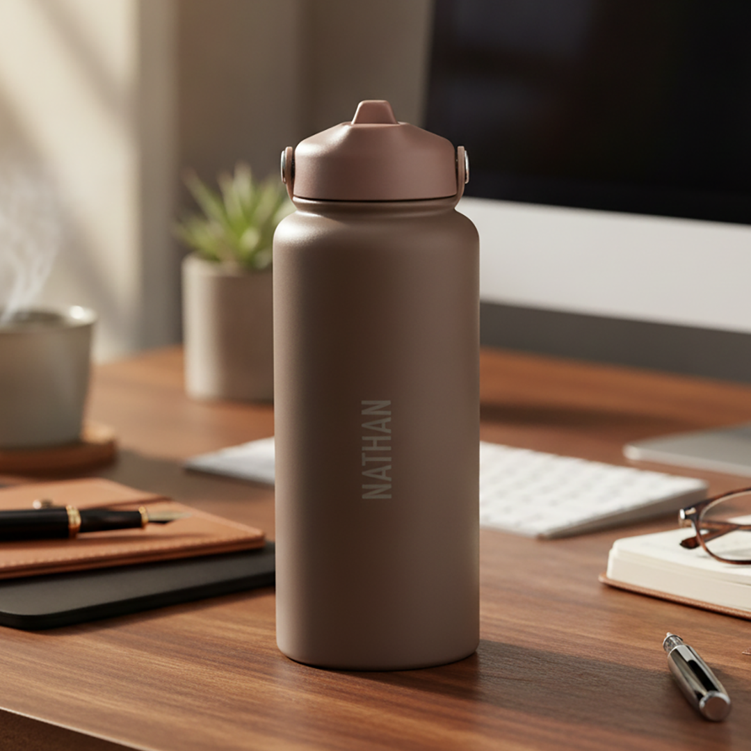 Personalised Stainless Steel Water Bottle (950ml)