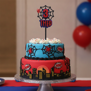 Custom Spider-Man Acrylic Cake Topper for Spiderman Theme Birthday Party