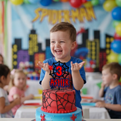 Spider-Man Acrylic Cake Topper (Any Name & Age)