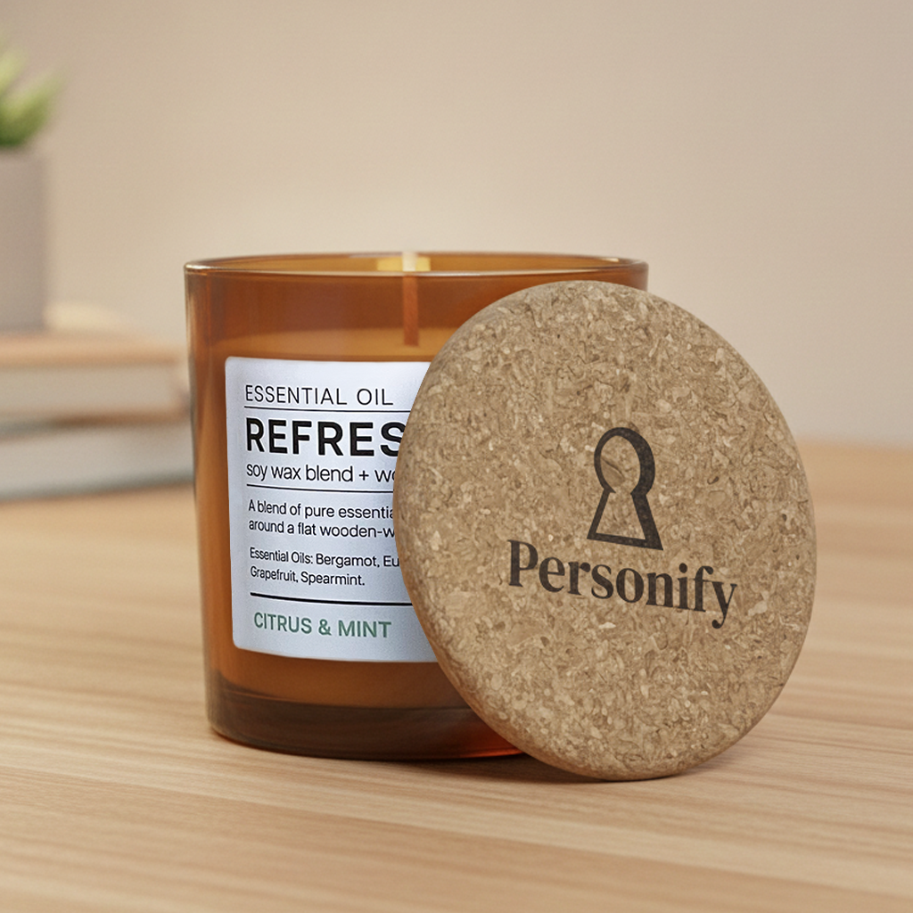 Personalised Corporate Scented Candle