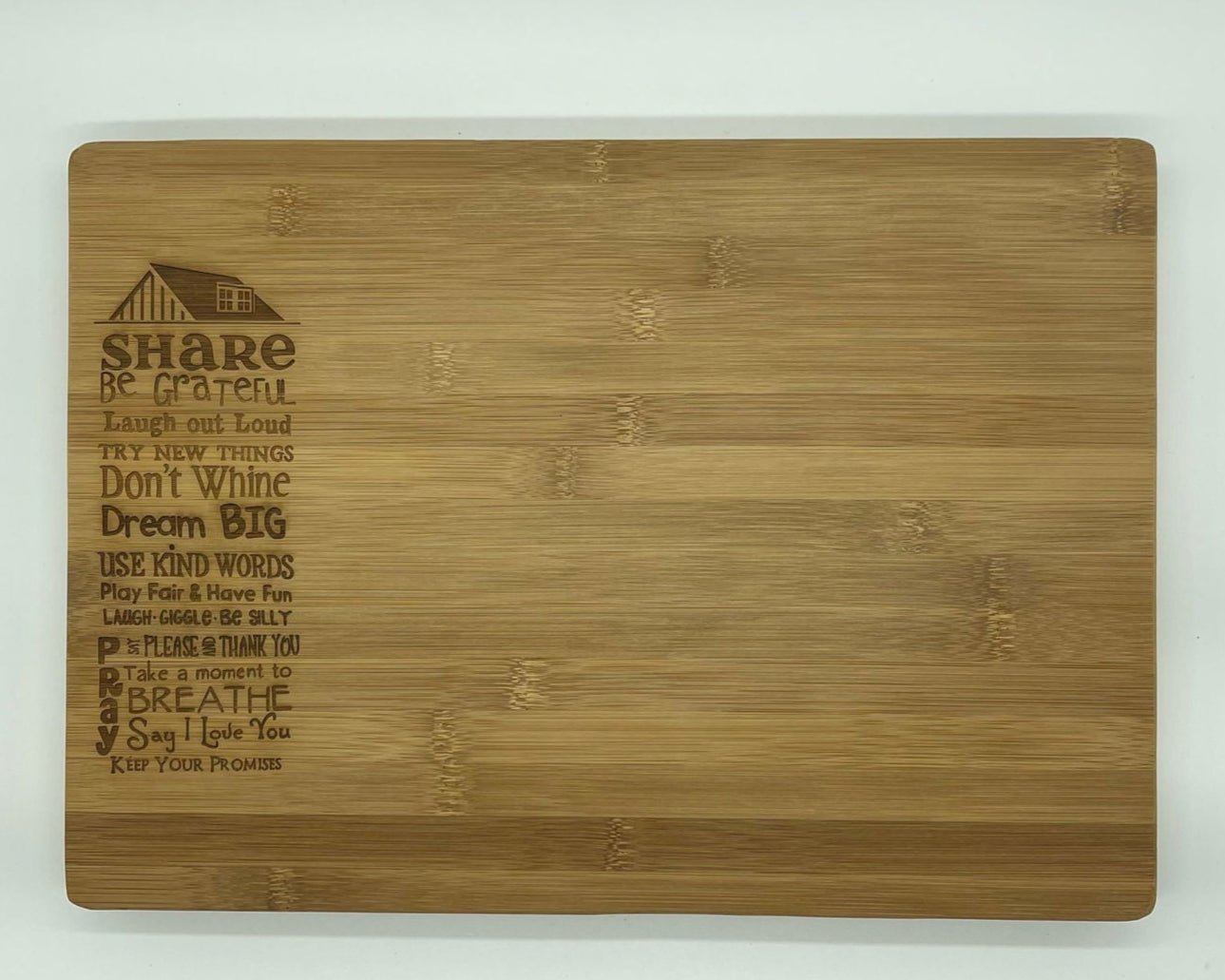 Cheeseboard top view sample