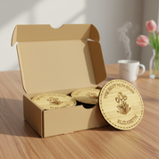 Engraved Bamboo Coaster for Mum