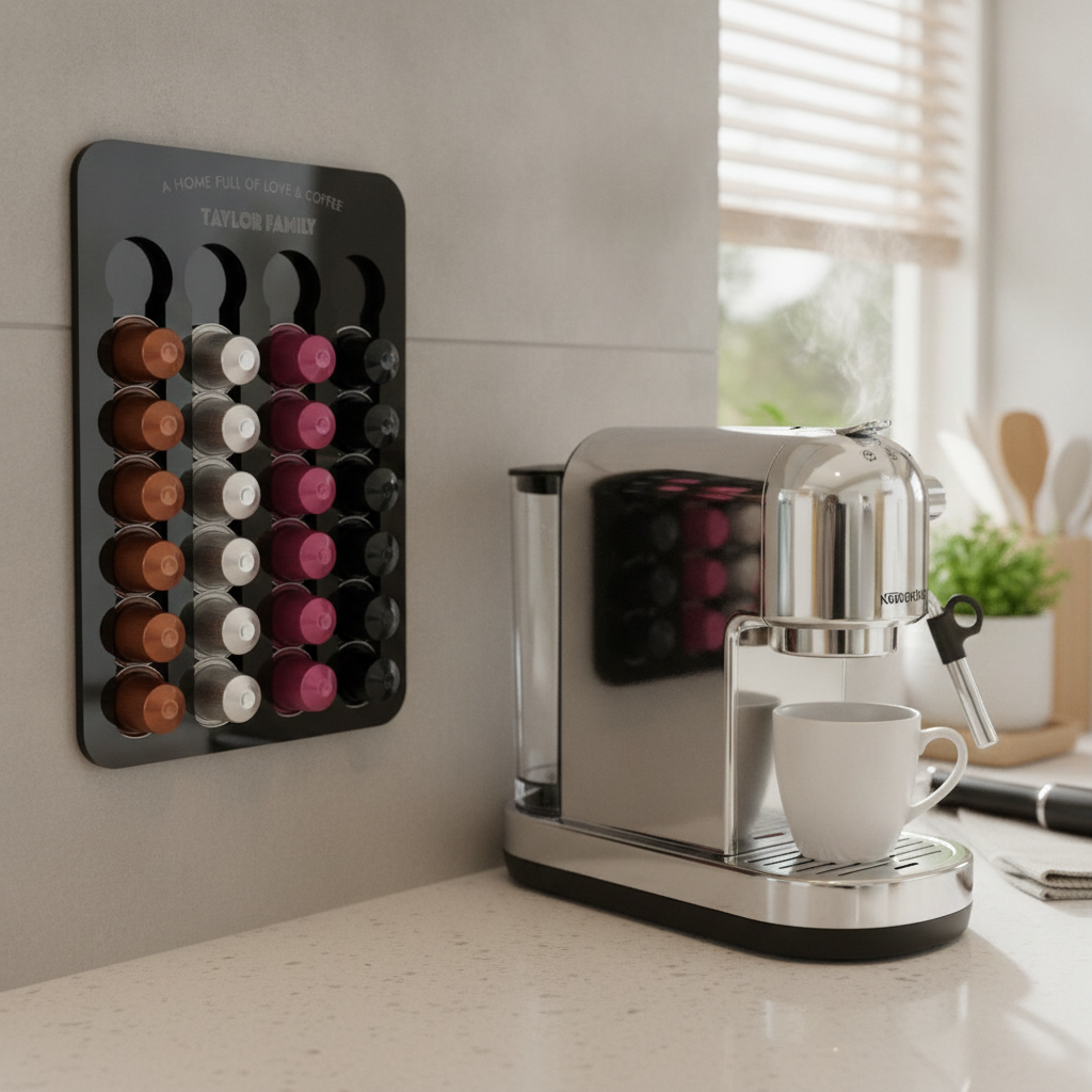 Personalised Coffee Pod Holder