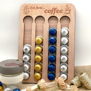 coffee pod holder wood