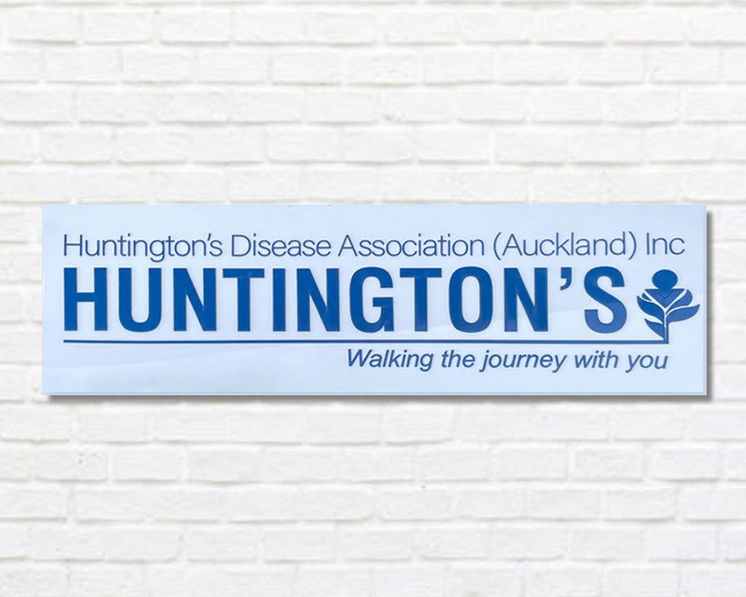 Customised Office Signage sample for Huntington's