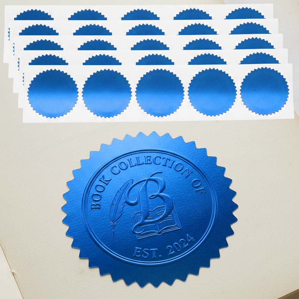 Foil Embossing Stickers (25 Pack)