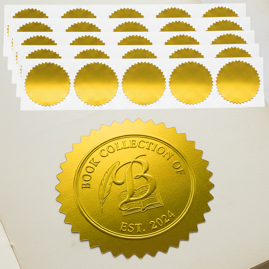 Foil Embossing Stickers (25 Pack)