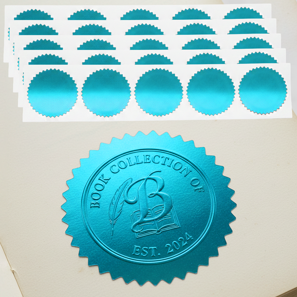 Foil Embossing Stickers (25 Pack)