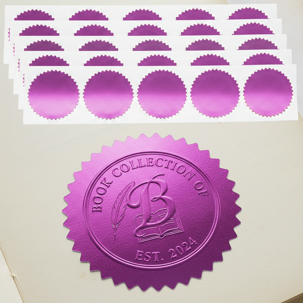 Foil Embossing Stickers (25 Pack)