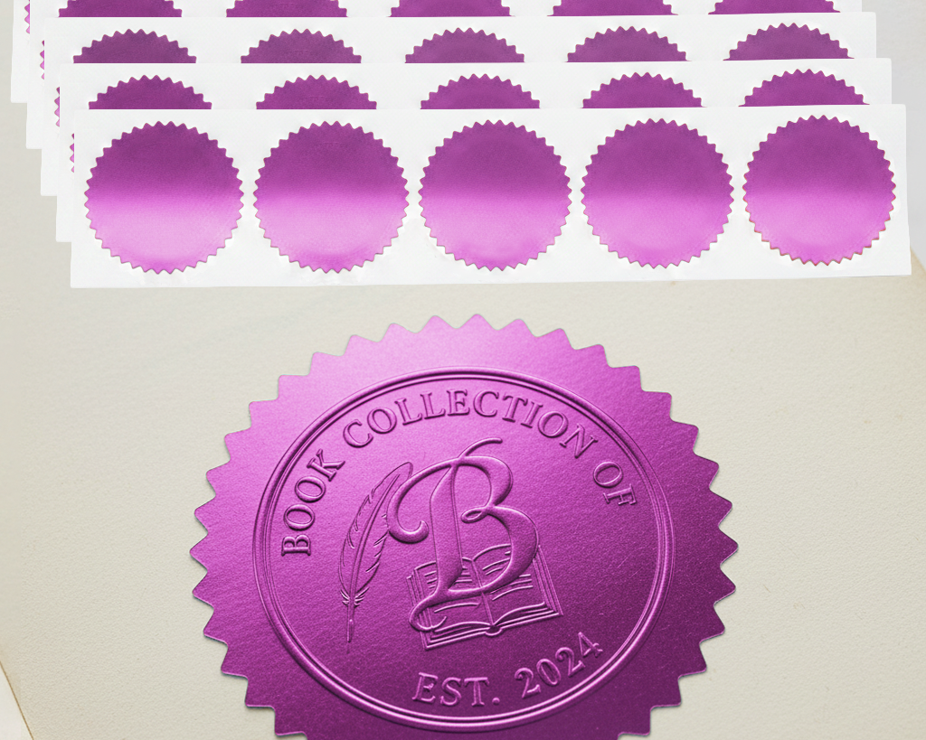 Foil Embossing Stickers (25 Pack)