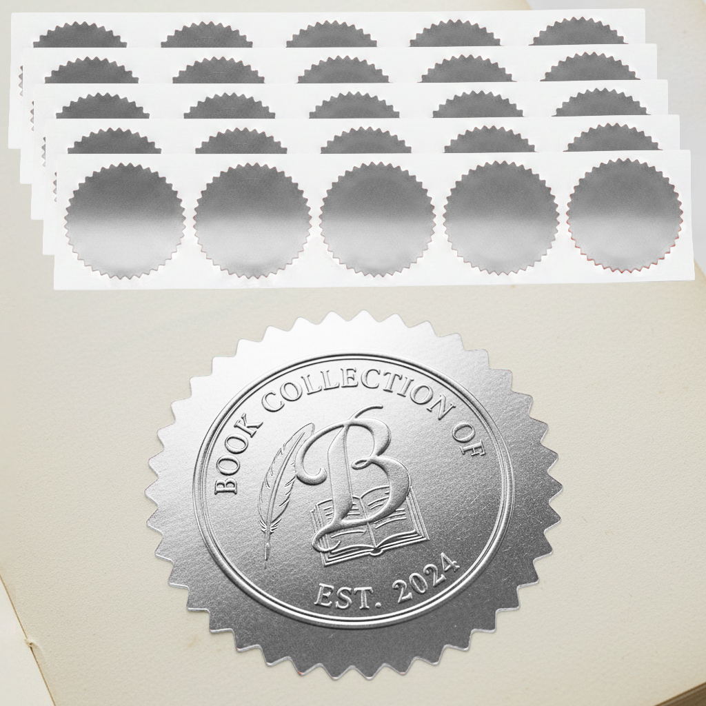 Foil Embossing Stickers (25 Pack)