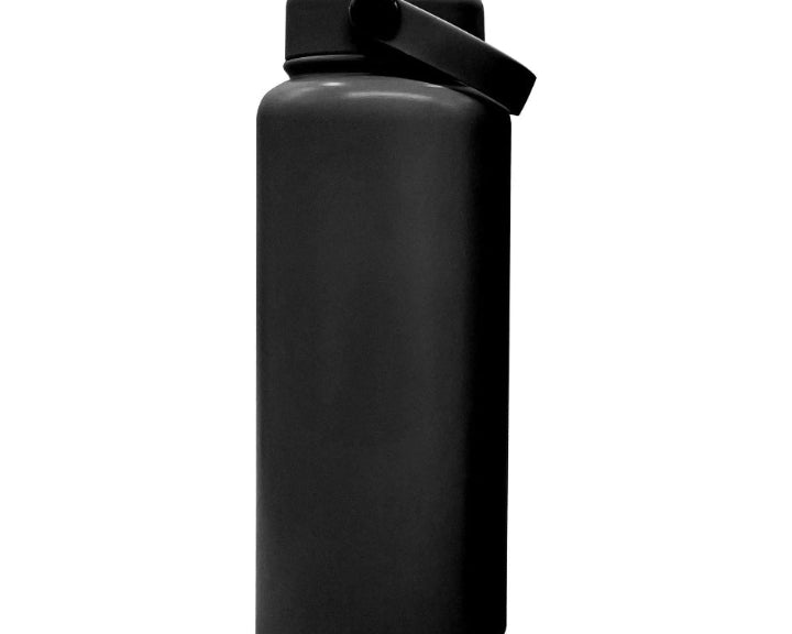 Engraved 950ml (32oz) Stainless Steel Water Bottle - BPA-Free - template black