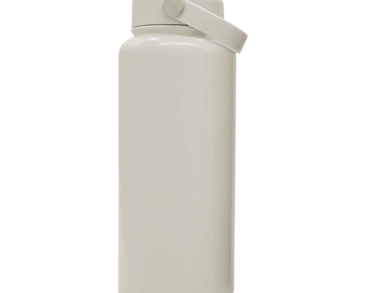 Engraved 950ml (32oz) Stainless Steel Water Bottle - BPA-Free - template cream