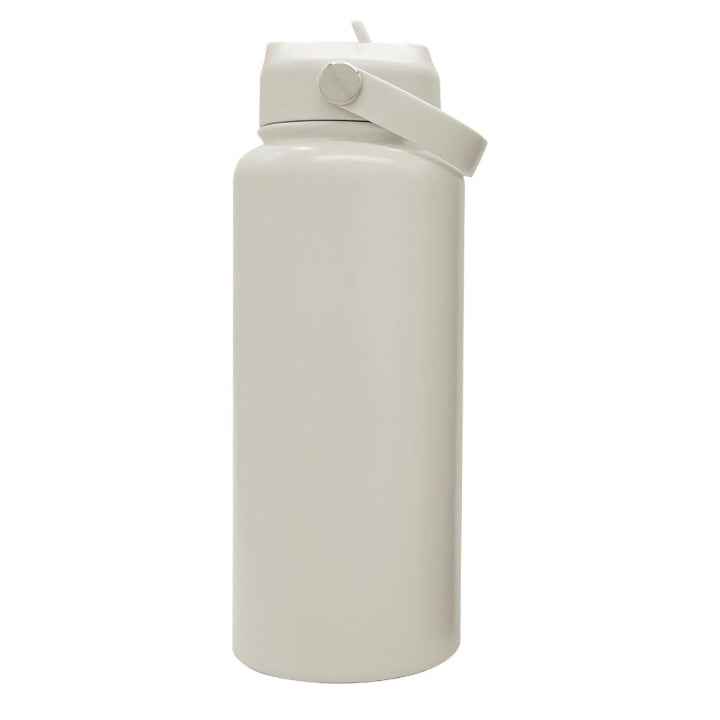 Engraved 950ml (32oz) Stainless Steel Water Bottle - BPA-Free - template cream