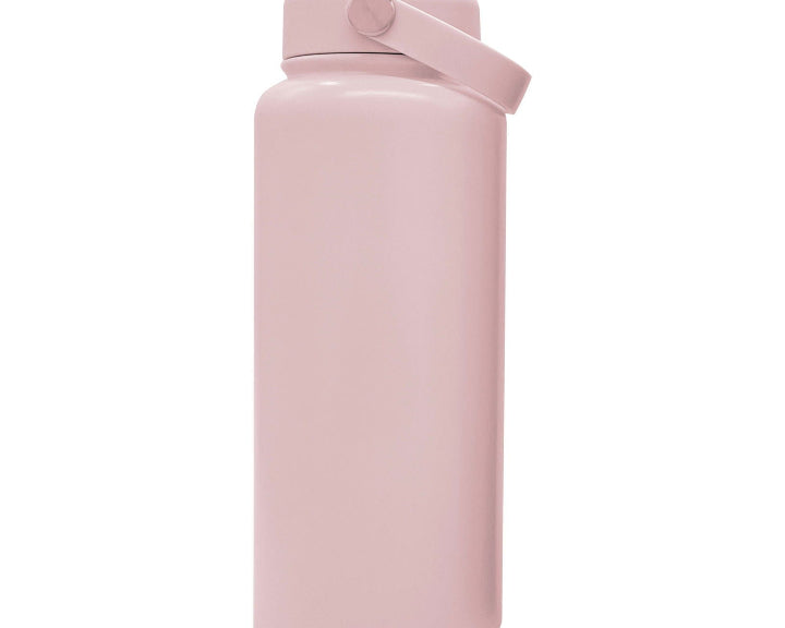 Engraved 950ml (32oz) Stainless Steel Water Bottle - BPA-Free - template pastel pink