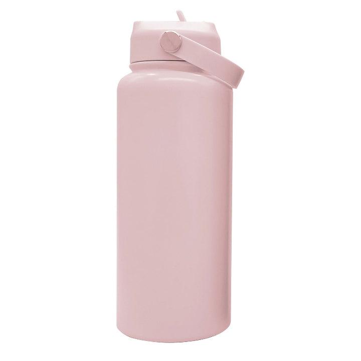 Engraved 950ml (32oz) Stainless Steel Water Bottle - BPA-Free - template pastel pink