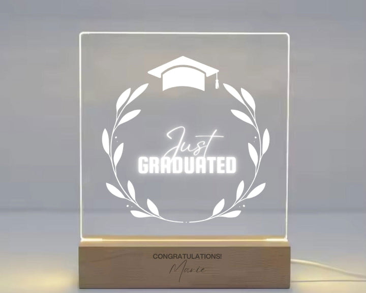 Graduation LED Night Lamp design 1