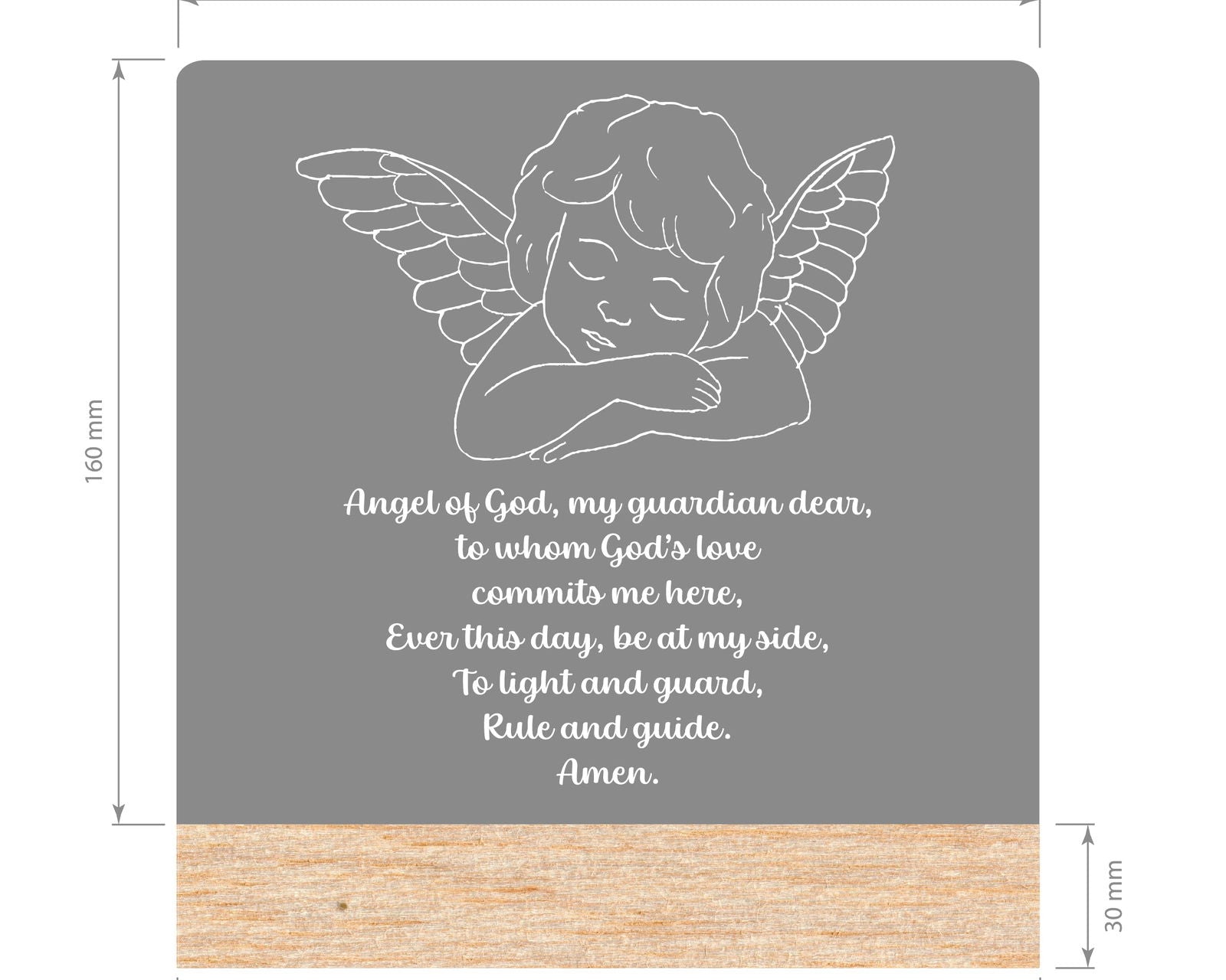 Guardian Angel LED Night Light template