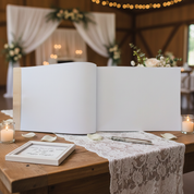 Personalised Wooden Wedding Guest Book and Memory Keepsake