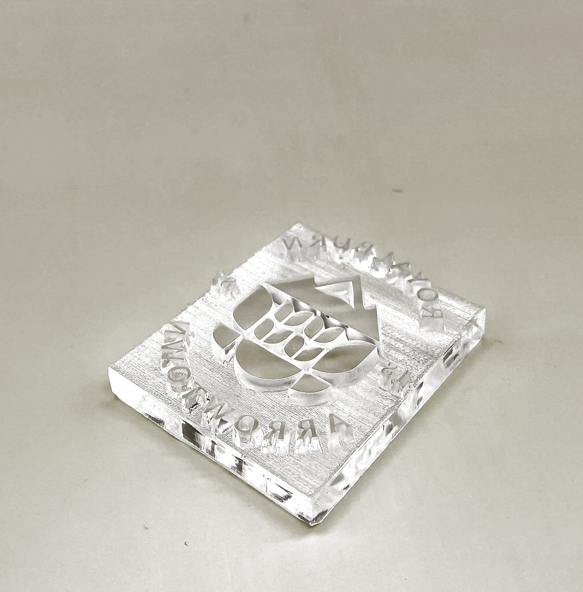 Acrylic Soap or Pottery Stamp