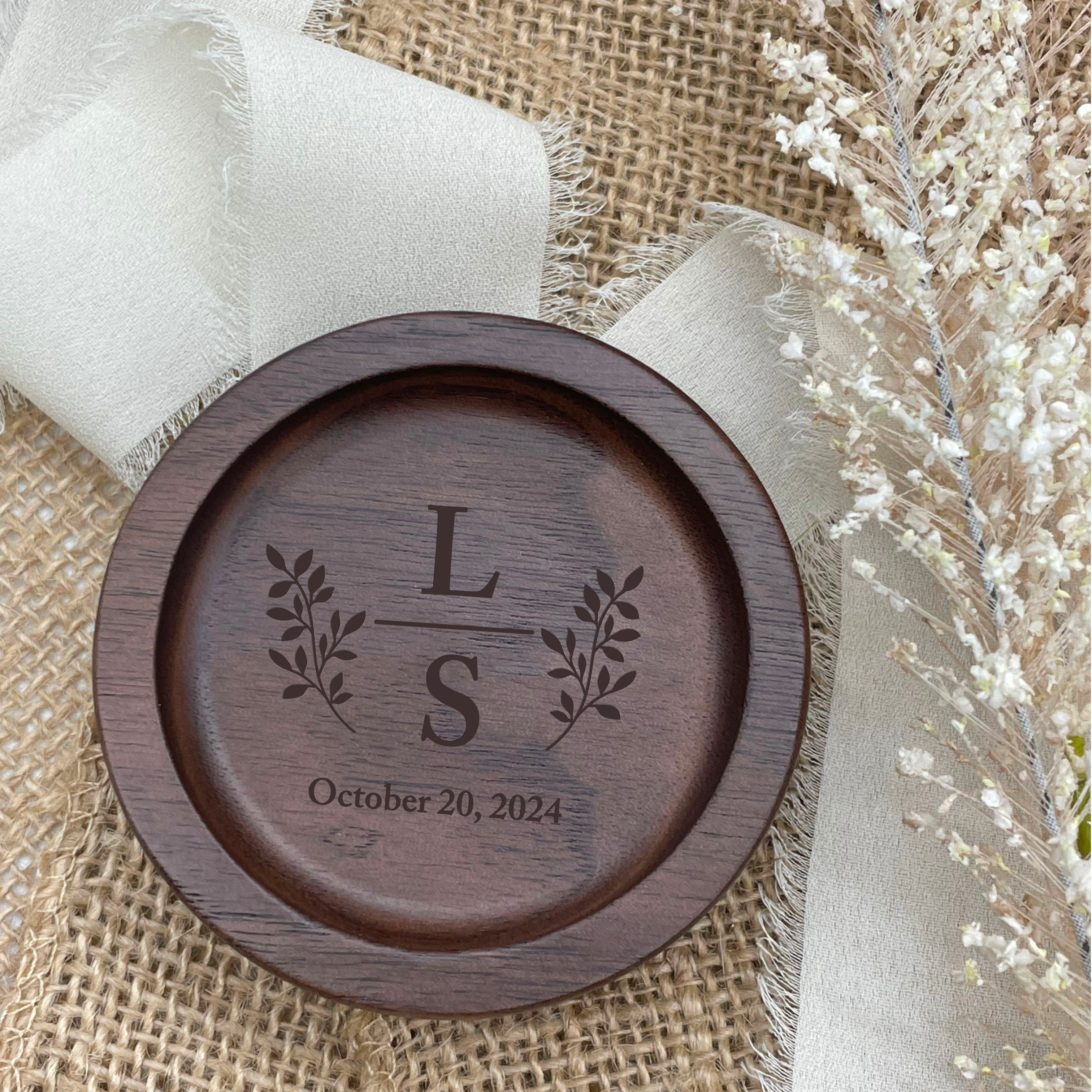 Personalised Wooden Ring Dish