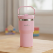Engraved Kids Water Bottle with Carry Handle