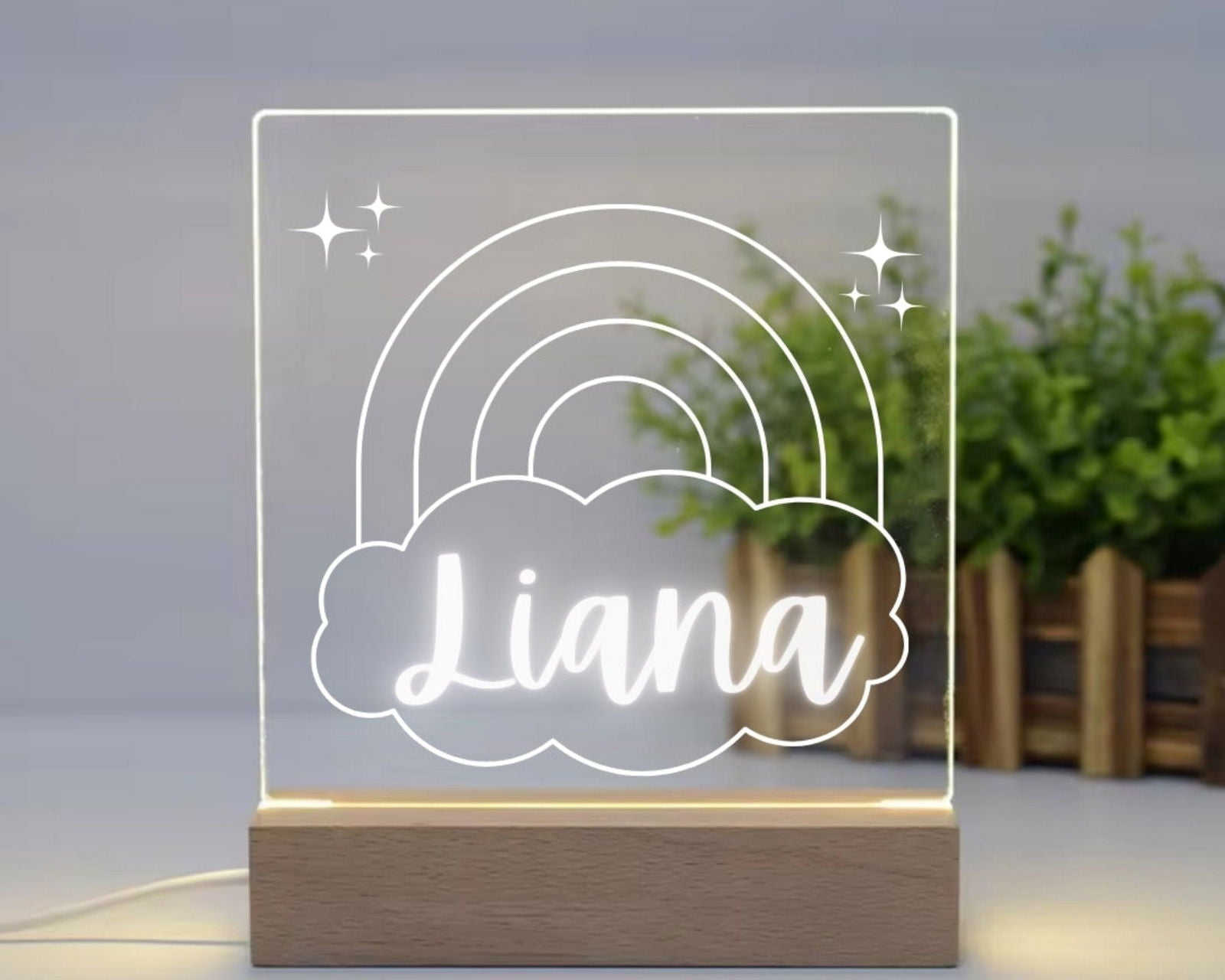 Kids LED Night Lamp sample rainbow liana