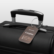 Custom Branded Luggage Tag for Corporate & Business Travel