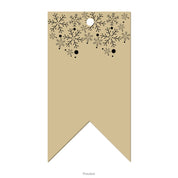 Mirror Name Gift Tag (Set of 3) gold template