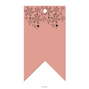 Mirror Name Gift Tag (Set of 3) rose gold template