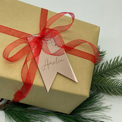 Mirror Name Gift Tag (Set of 3) sample of rose gold only