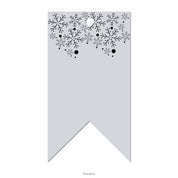 Mirror Name Gift Tag (Set of 3) silver template
