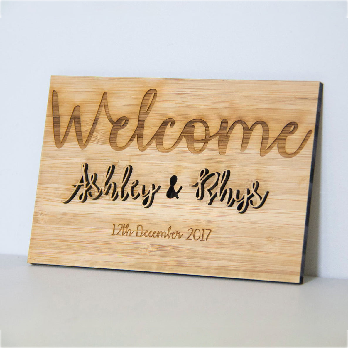 Mr & Mrs Wooden Sign