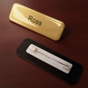 Custom Glazed Name Badge