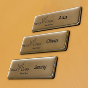 Custom Glazed Name Badge