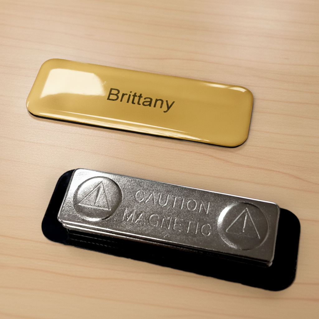 Custom Glazed Name Badge